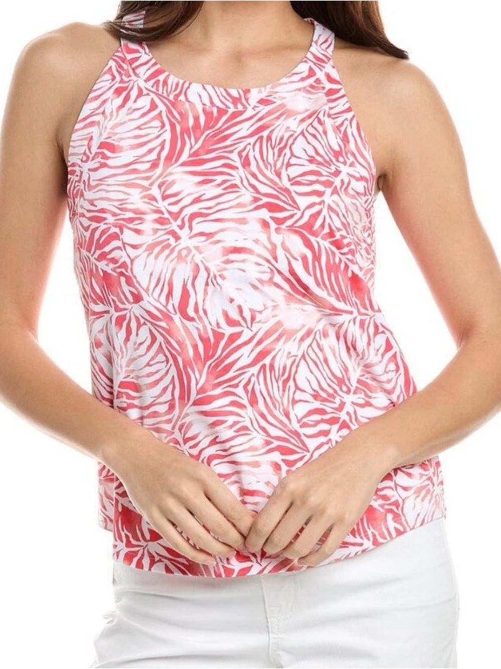 NWT! Tommy Bahama Abby Monstera Mirage tank top scoop neck Women’s Small